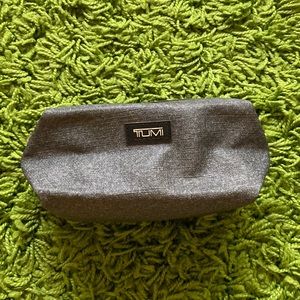 Tumi gray toiletries bag